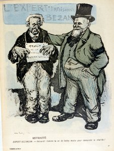 Karikatur i The Plate of Butter av Maurice Radiguet
