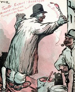 Karikatur i The Plate of Butter av Maurice Radiguet