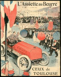 Omslag til «L’Assiette au Beurre», nummer 229, Satirical in Colors av Maurice Radiguet
