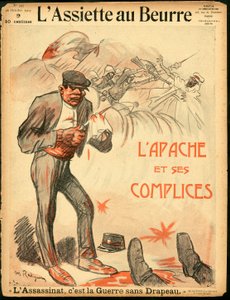 Omslag til “L’Assiette au Beurre”, nummer 343, satirisk i farger av Maurice Radiguet