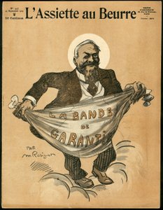 Omslag til “L'Assiette au Beurre”, nummer 443, Satirical in Colors av Maurice Radiguet