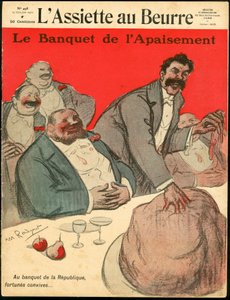 Omslag til «L’Assiette au Beurre», nummer 498, Satirical in Colors av Maurice Radiguet