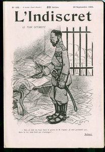 Cover av ""L'Indiscret"", Satirical in B & W av Maurice Radiguet