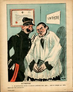 The Butter Plate, nummer 188, satirisk i farge av Maurice Radiguet