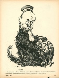 The Butter Plate, nummer 191, satirisk i farge av Maurice Radiguet