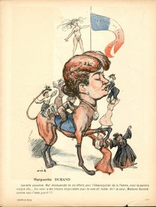 The Butter Plate, nummer 191, satirisk i farge av Maurice Radiguet