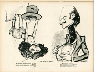 The Butter Plate, nummer 195, satirisk i farge av Maurice Radiguet