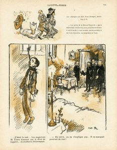 The Butter Plate, nummer 411, satirisk i farge av Maurice Radiguet