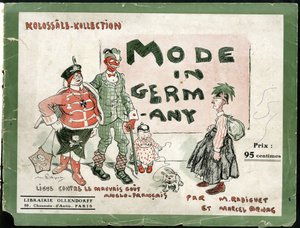 i Mode i Tyskland, ca. 1915 - 14. -18. krig, Tyskland Preussen, mote, stygghet av Maurice Radiguet