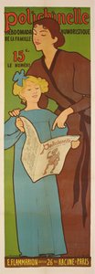 Plakat for den ukentlige humoristiske avisen Polichinelle, 1896