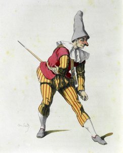 Brighella (etsing) av Maurice Sand