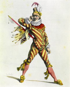 Kaptein Spavento (etsing) av Maurice Sand