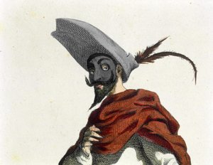 Fritellino-detalj (etsing) av Maurice Sand