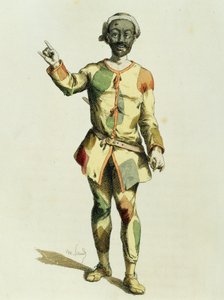 Harlekin i 1570, av Maurice Sand (1823-1889) av Maurice Sand