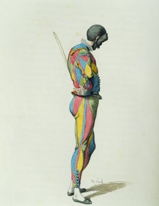 Harlequin i 1858, av Maurice Sand (1823-1889) av Maurice Sand