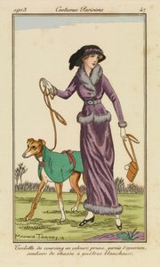 Tallerken 47 fra 'Parisian Costumes'