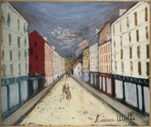 Parisgaten av Maurice Utrillo