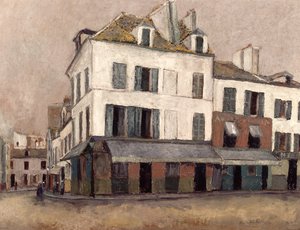 Place du Tertre in Montmartre von Maurice Utrillo