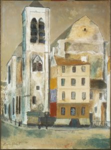 Saint-Nicolas-du-Chardonnet av Maurice Utrillo