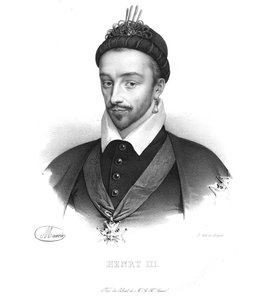 Henrik III, konge av Frankrike, ca 1820-årene.