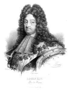 Kong Ludvig XIV av Frankrike, c1820-årene.