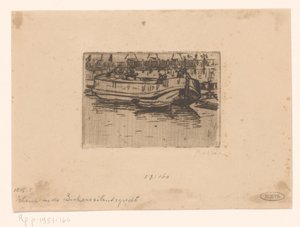 Båt i Bickersgracht, Amsterdam