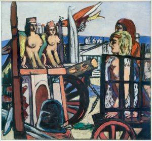 Fjerning av sfinksene av Max Beckmann