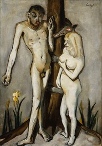Adam og Eva av Max Beckmann