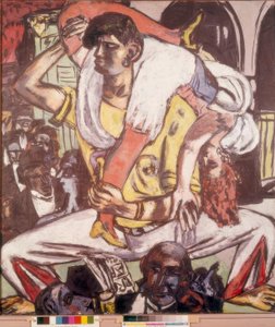 Apachentanz av Max Beckmann