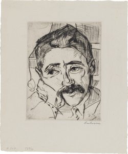 Portrett av Walter Carl (1884-1956) av Max Beckmann