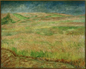 Blomstrende kornlandskap av Max Beckmann