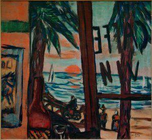 Kafé Bandol av Max Beckmann