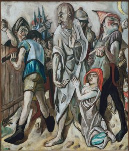 Kristus og horkvinnen av Max Beckmann