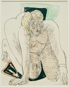 Krypende kvinne av Max Beckmann