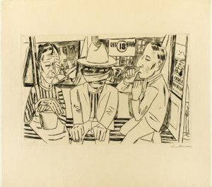 I trikken av Max Beckmann