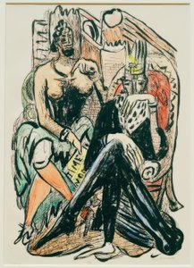 Konge og demagog av Max Beckmann