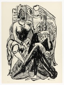 King and Demagogue, plate åtte fra Day and Dream av Max Beckmann