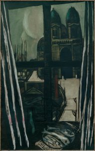kirke i Marseille av Max Beckmann