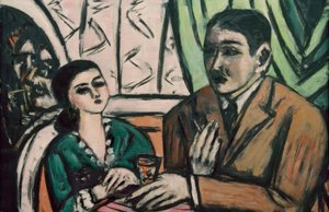 Kunstnerkafé av Max Beckmann