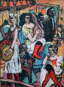 Dameorkester av Max Beckmann