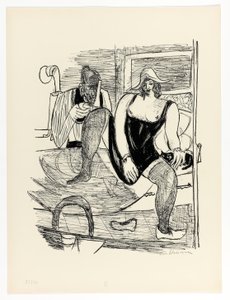 Morgen, tallerken 11 fra Day and Dream av Max Beckmann