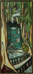 Mill i Eucalyptus Forest (Mills College) av Max Beckmann