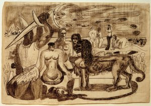 Perseus (Hercules) siste oppgave av Max Beckmann