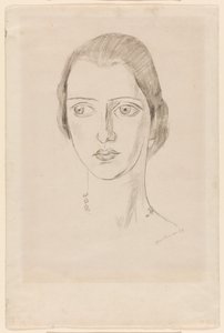 Portrett av Marie-Louise von Motesiczky av Max Beckmann