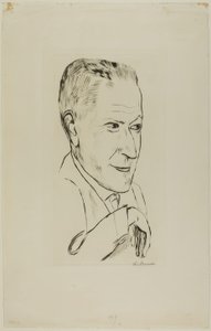 Portrett av Reinhard Pieper av Max Beckmann