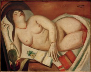 Sover av Max Beckmann
