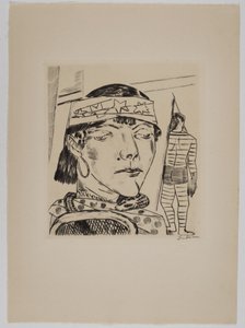 Slangedamen av Max Beckmann