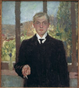 Selvportrett Firenze av Max Beckmann