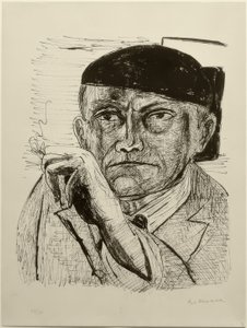 Selvportrett av Max Beckmann