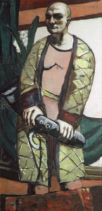 Selvportrett med saksofon av Max Beckmann